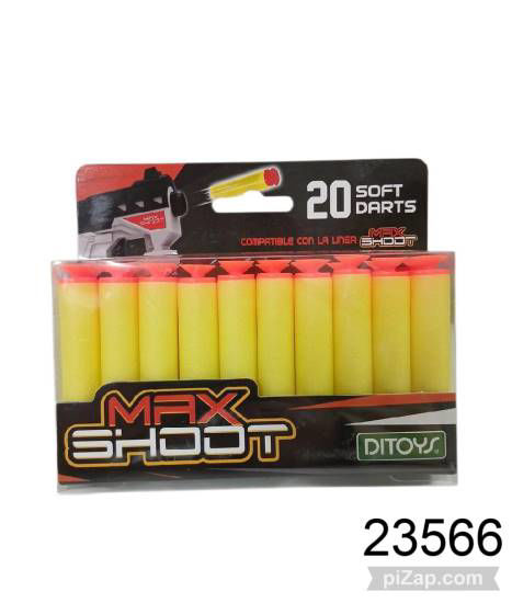 Imagen de REPUESTOS DARDO MAX SHOOT X20 6.26